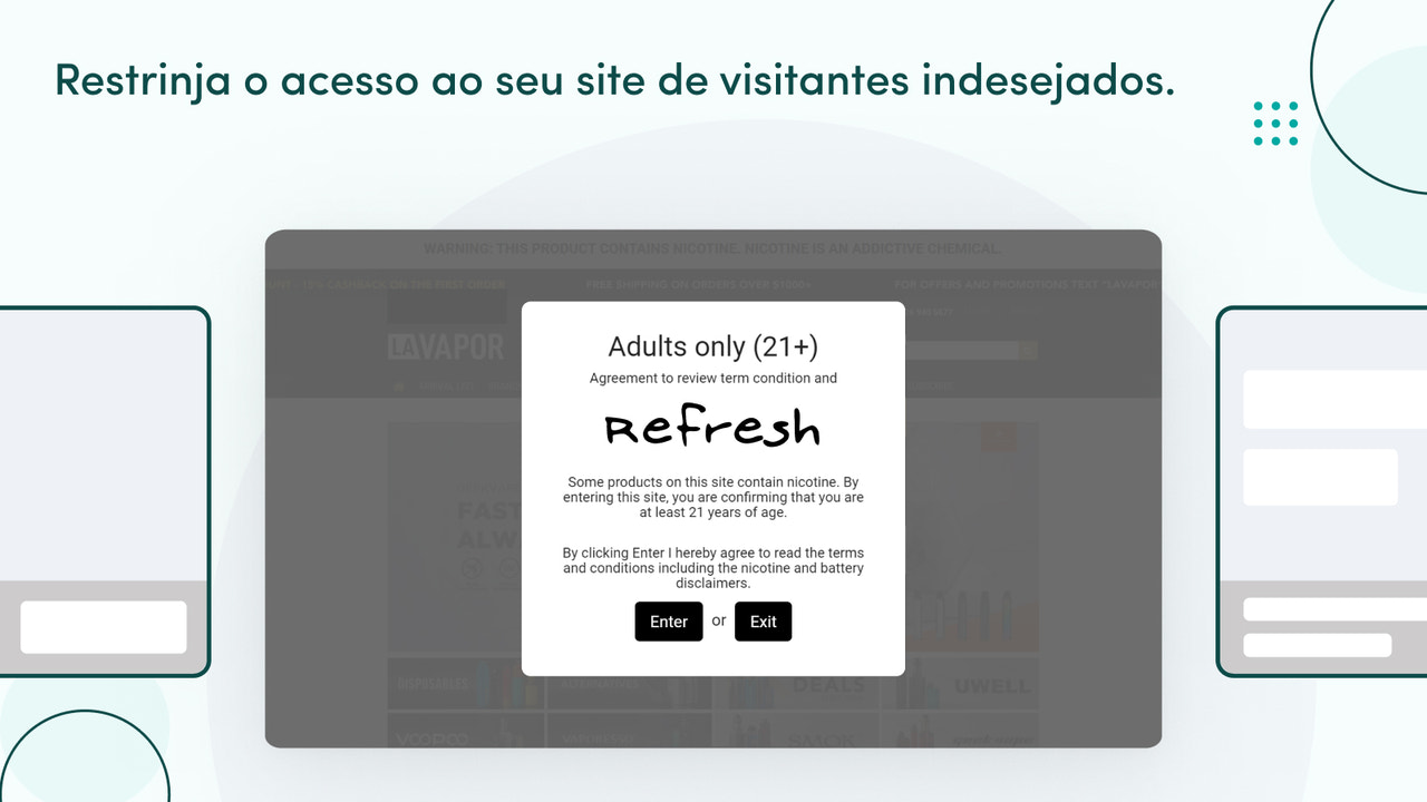 Restringir o acesso do seu site a visitantes indesejados.