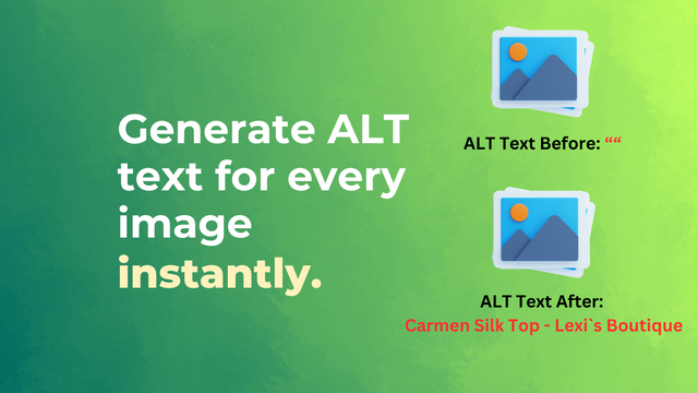 Image Optimizer with ALT text generation and Product SEO
