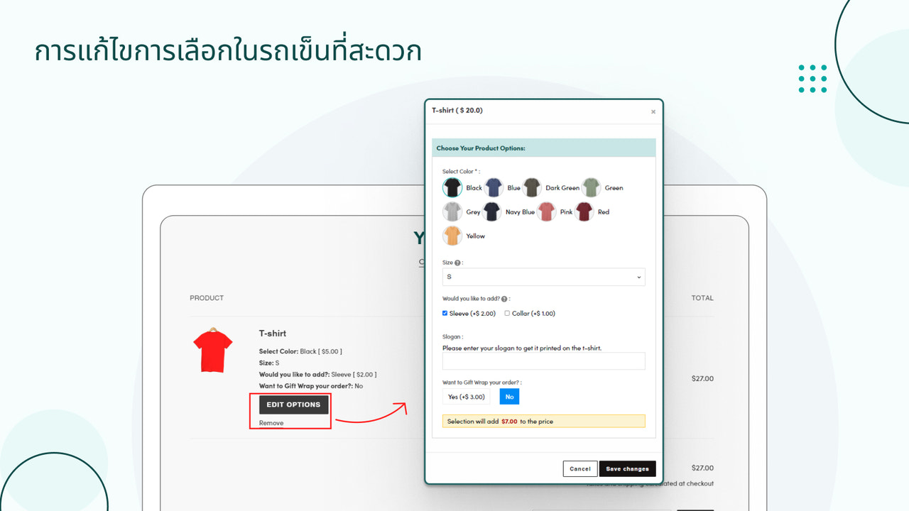 การแก้ไขการเลือกในรถเข็นที่สะดวก