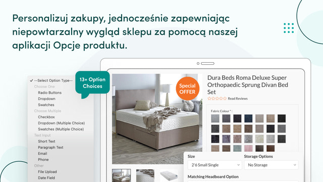 Personalizacja wrażeń zakupowych i unikatowe opcje produktów.