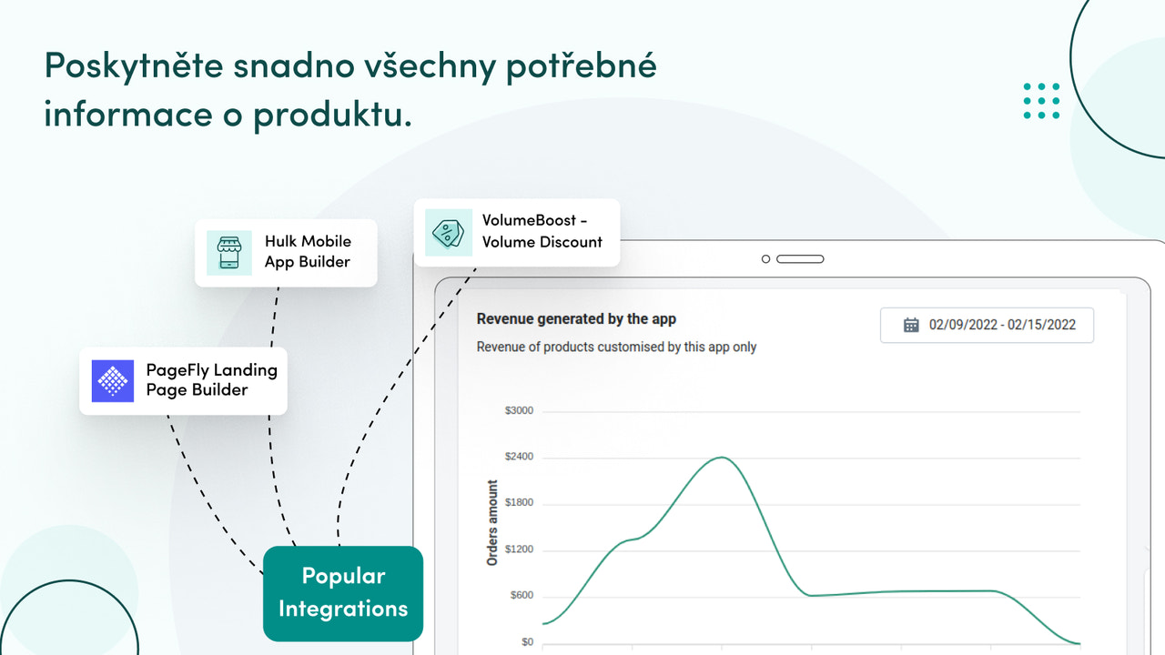 Možnosti produktu – Neomezené možnosti díky snadným konfiguracím