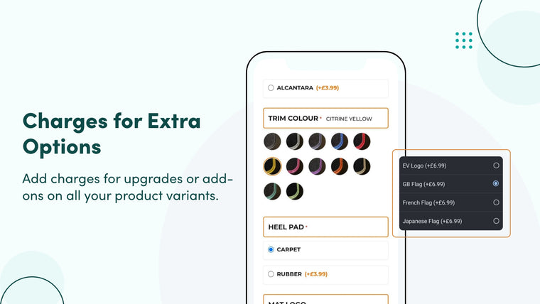 Hulk Product Options Screenshot