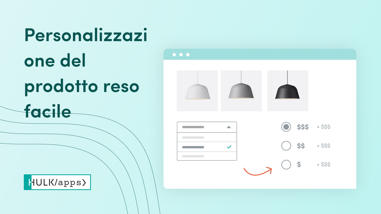 L'applicazione Opzioni prodotto Shopify di HulkApps