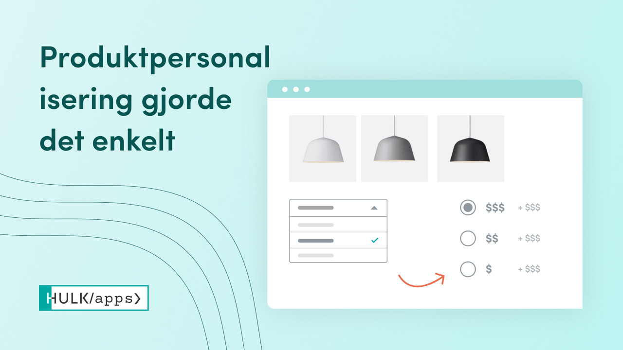 Shopify-appen för produktalternativ från HulkApps