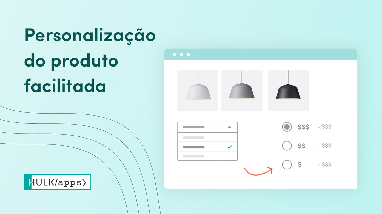 O aplicativo Shopify Product Options App da HulkApps