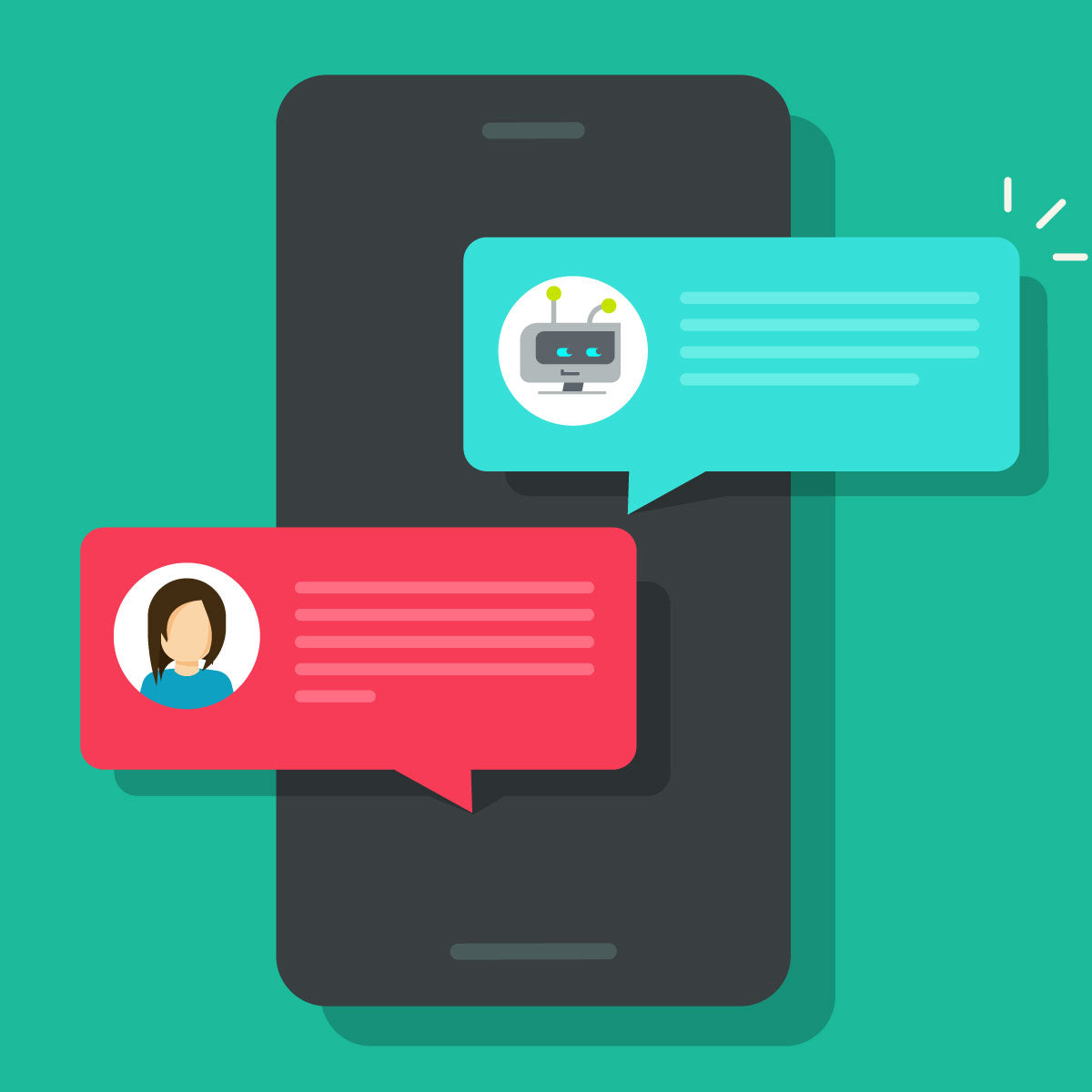 Sales Chatbot Push Notices