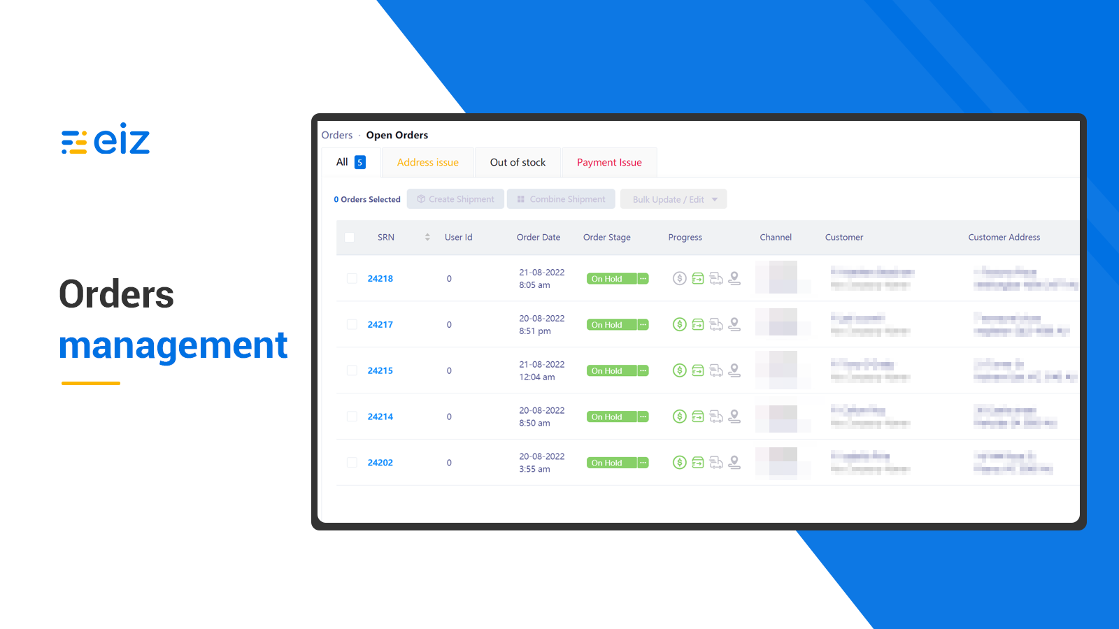 Gestion des commandes