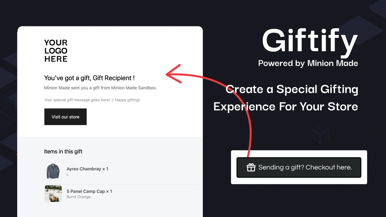 Geschenk-App für Shopify
