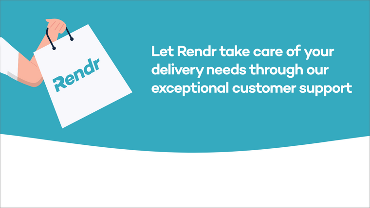 Rendr Delivery Platform Screenshot