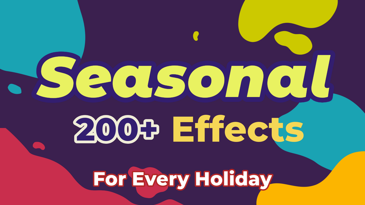 Seasonal Effect for Store Decoration And Festival Celebration 