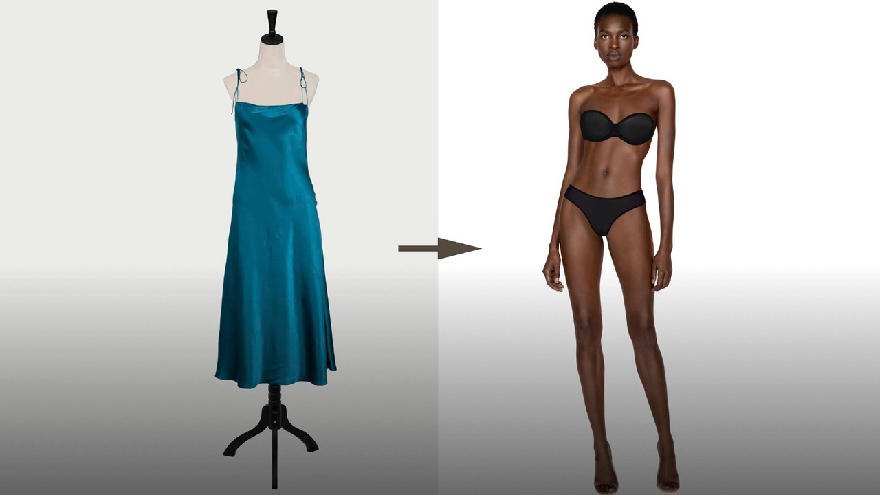 Klæd modeller i produkter på minutter. | Shopify App Store