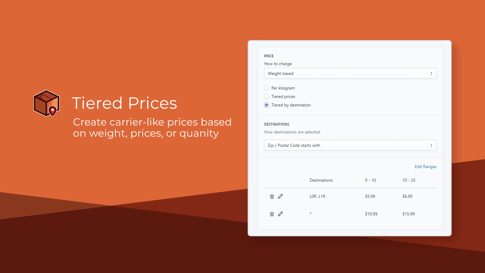 Parcelify: Shipping Rates Screenshot