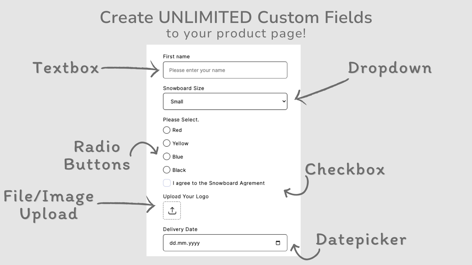 CodeMate Product Custom Fields Screenshot