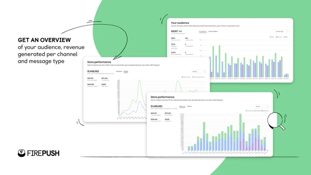 Informes del rendimiento y la audiencia de la tienda Shopify