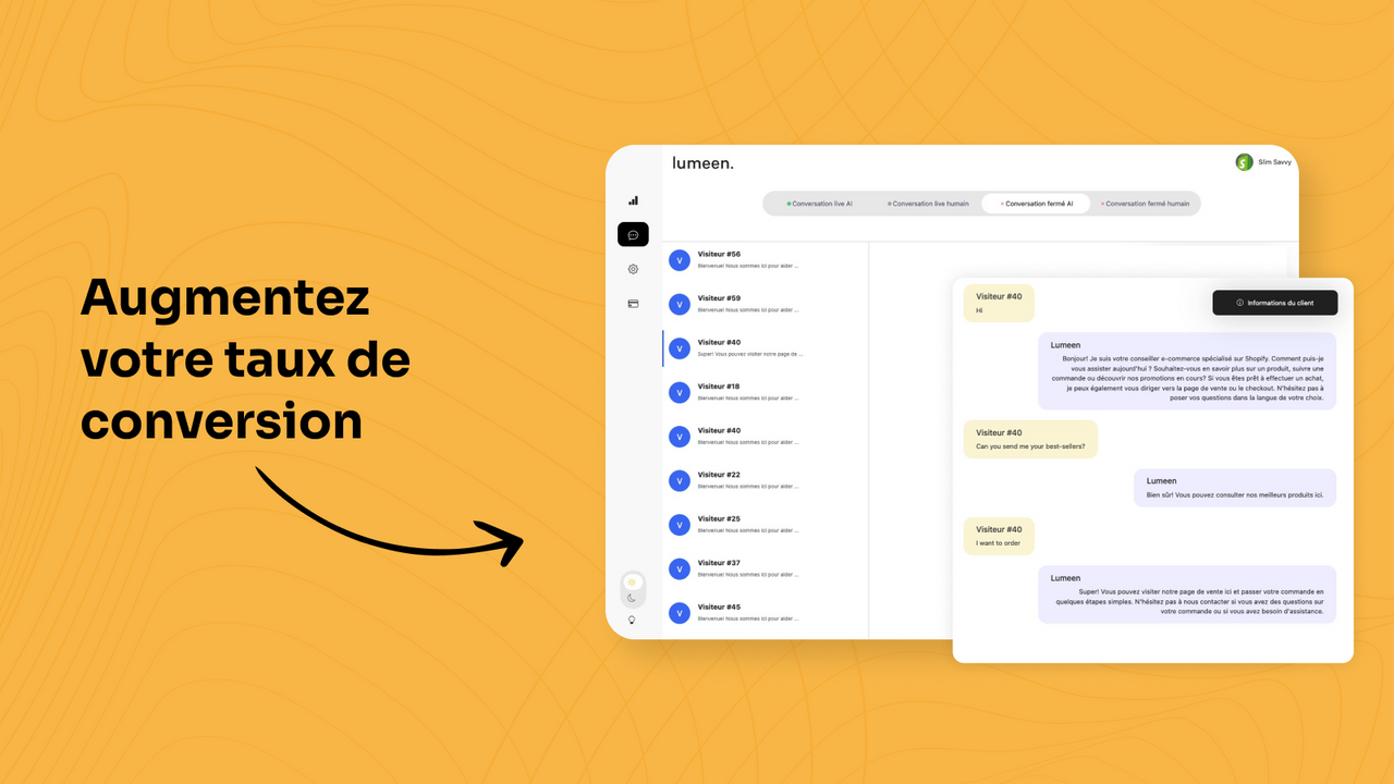 Augmentez votre taux de conversion - Tidio