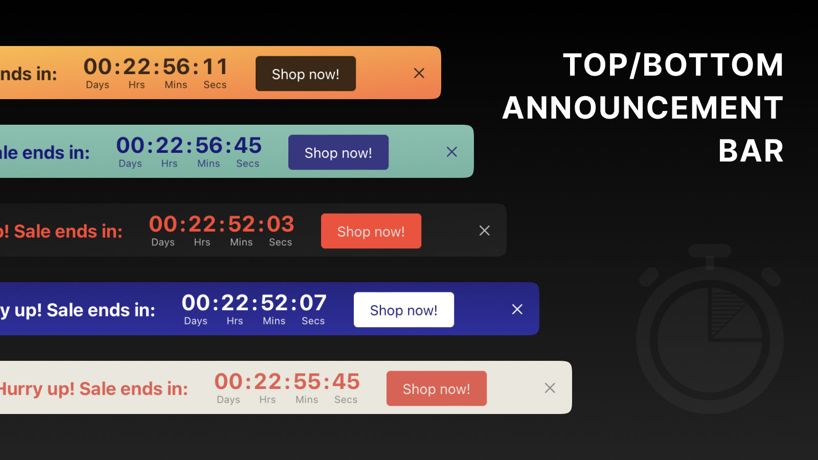 Focal Countdown Timer Builder Screenshot