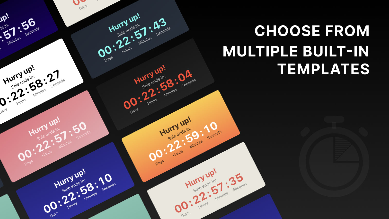 Focal Countdown Timer Builder Screenshot