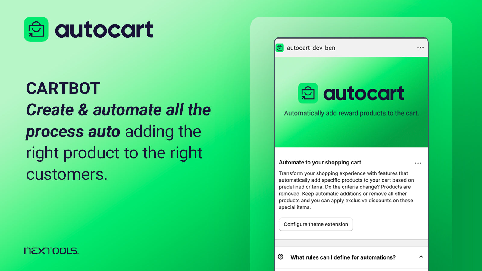 AutoCart: Gift With Purchase Screenshot