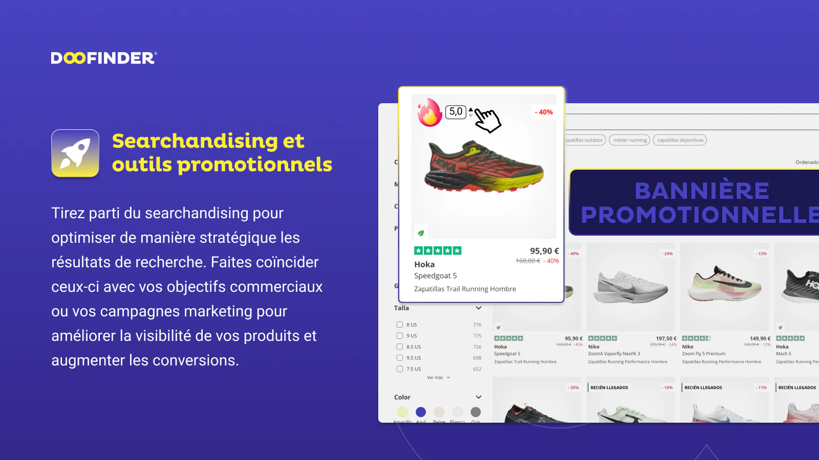 Searchandising et outils promotionnels