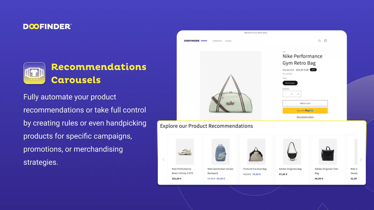 Recommendation Carousels for All Your Website Pages