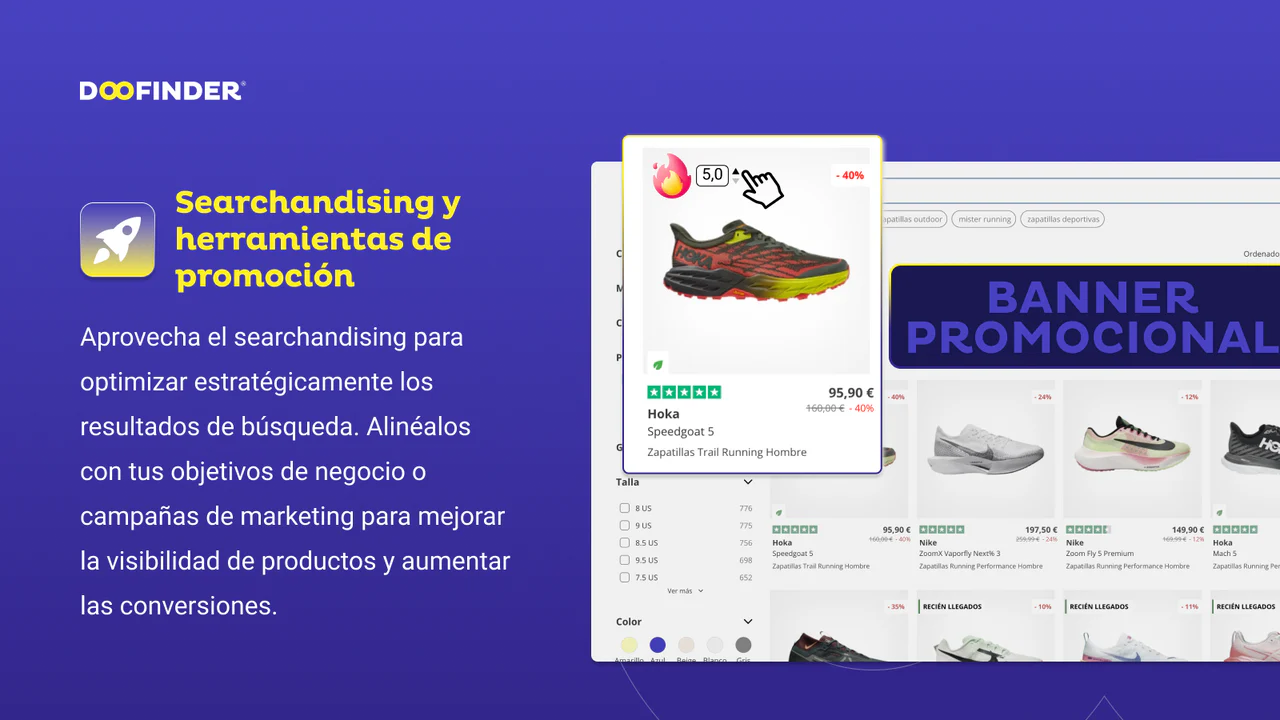 Searchandising y herramientas de promoción