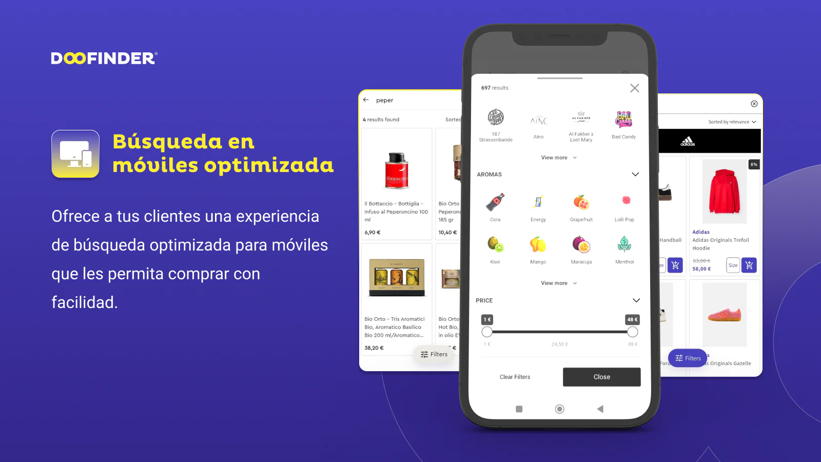 Búsqueda en móviles optimizada