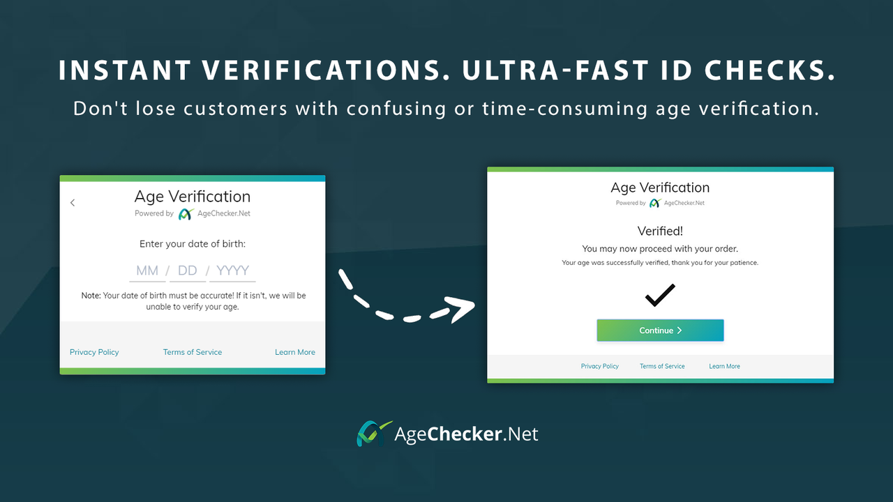Popup display of quick verification process