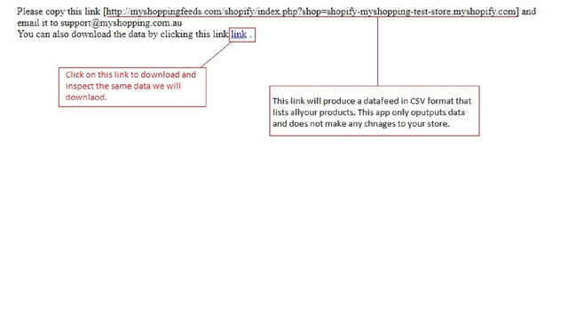 Dit is de beheerpagina voor het downloaden van de datafeed