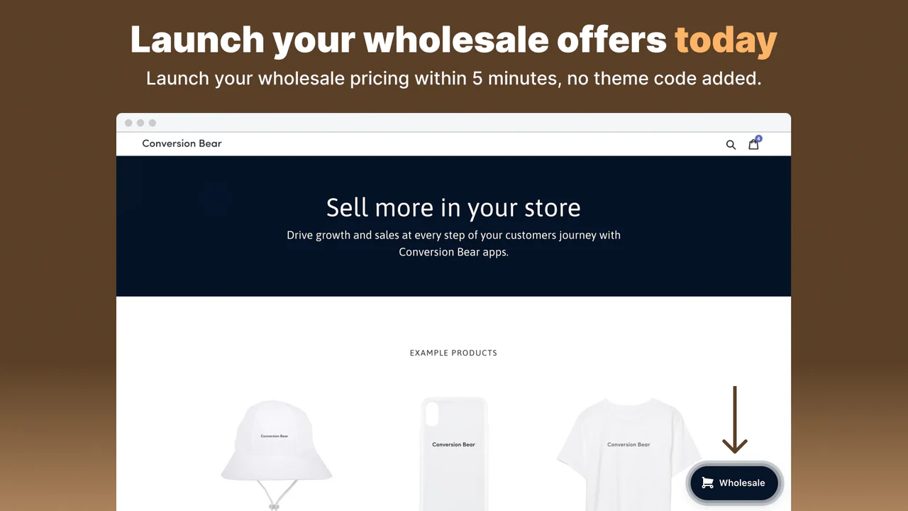 Wholesale Bear ‑ Bulk Discount - Shopify Wholesale App