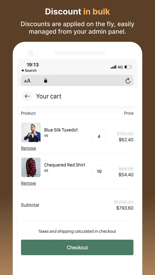 Wholesale Bear ‑ Bulk Discount - Shopify Wholesale App