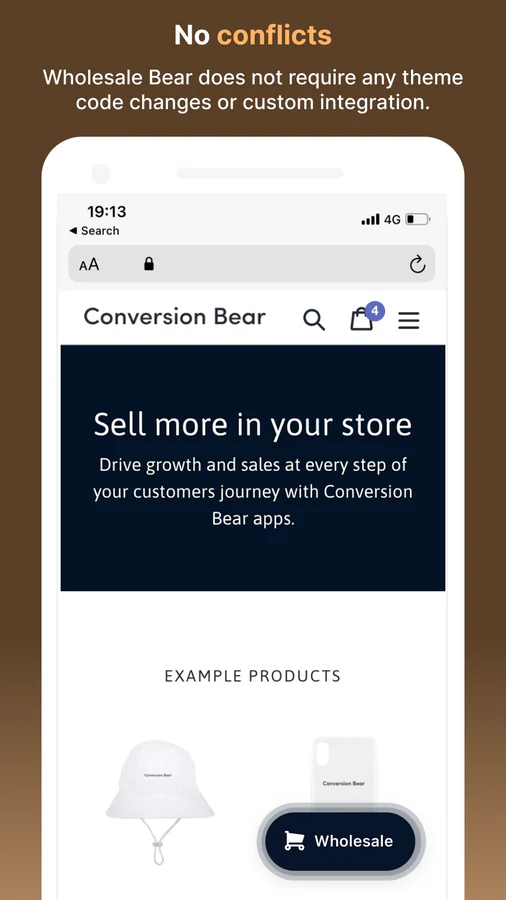 Wholesale Bear ‑ Bulk Discount - Shopify Wholesale App