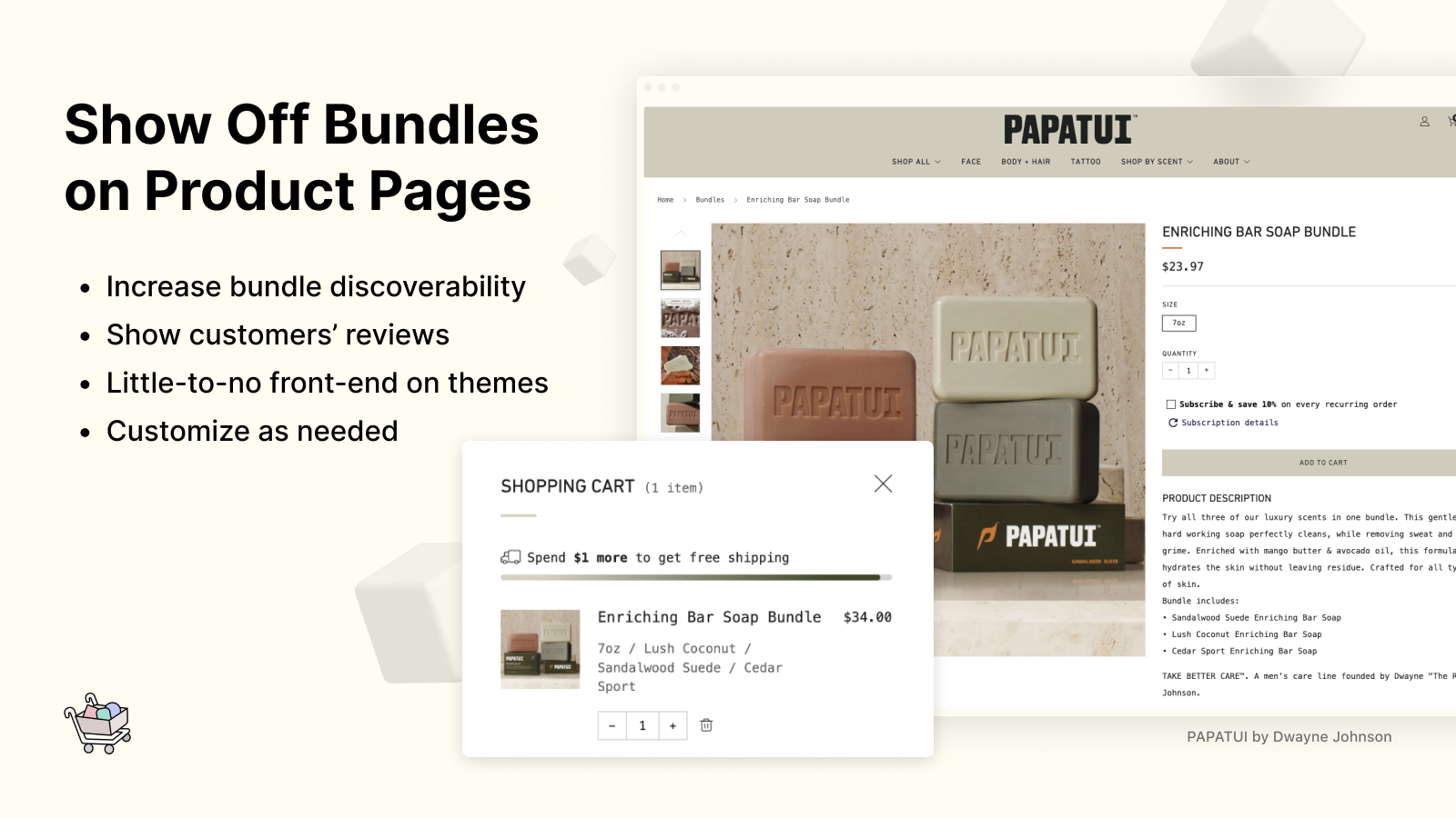 Show Off Bundles on Product Pages