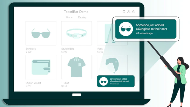 ToastiBar - Verkoopmelding | Verkoop Popup Shopify App