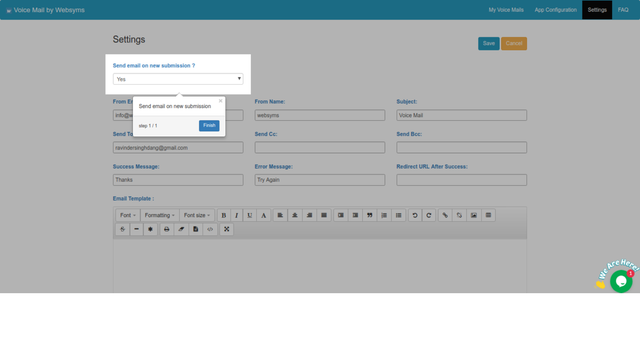 Configuración de la Aplicación