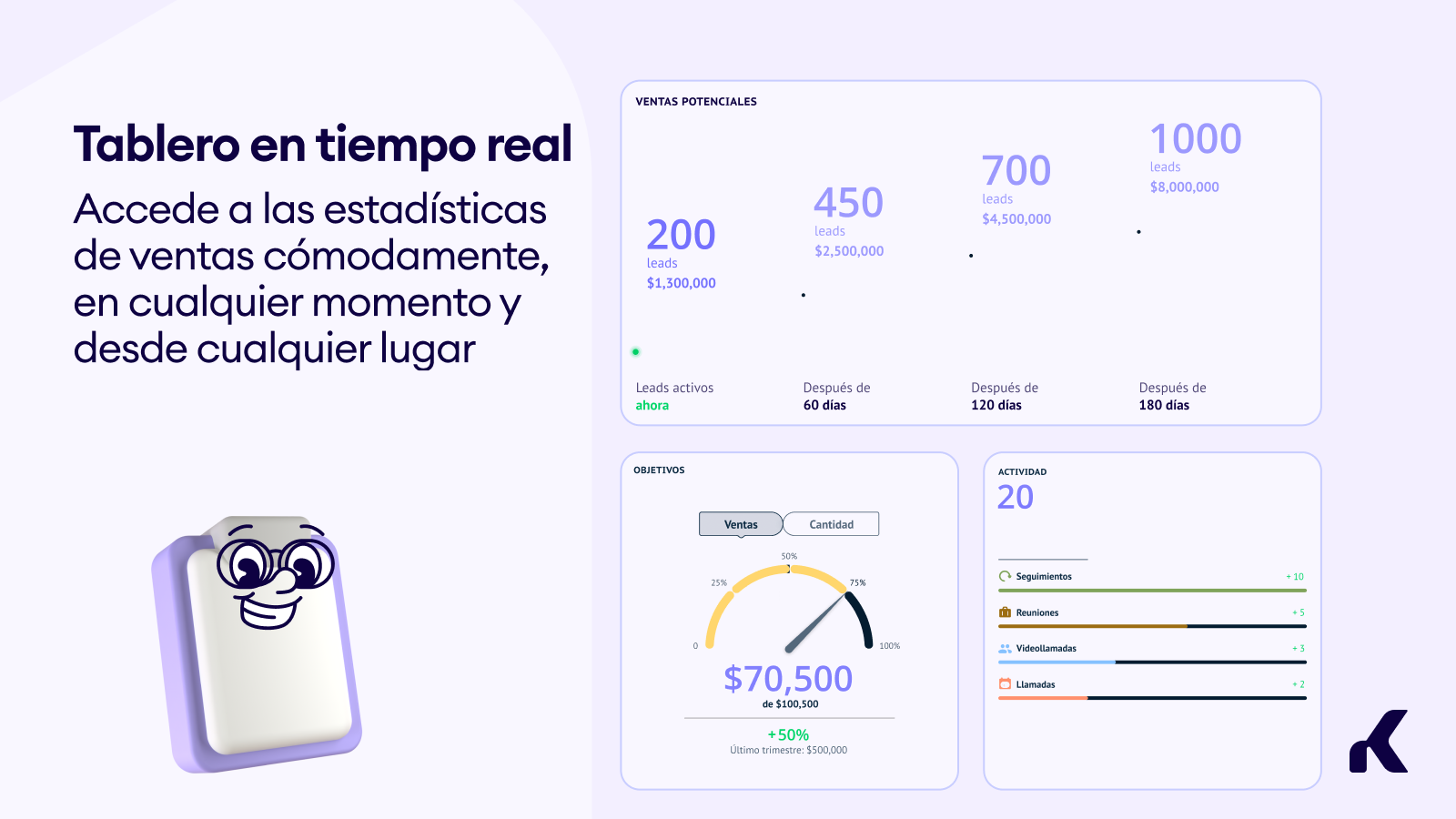 Accede a las estadísticas de ventas cómodamente