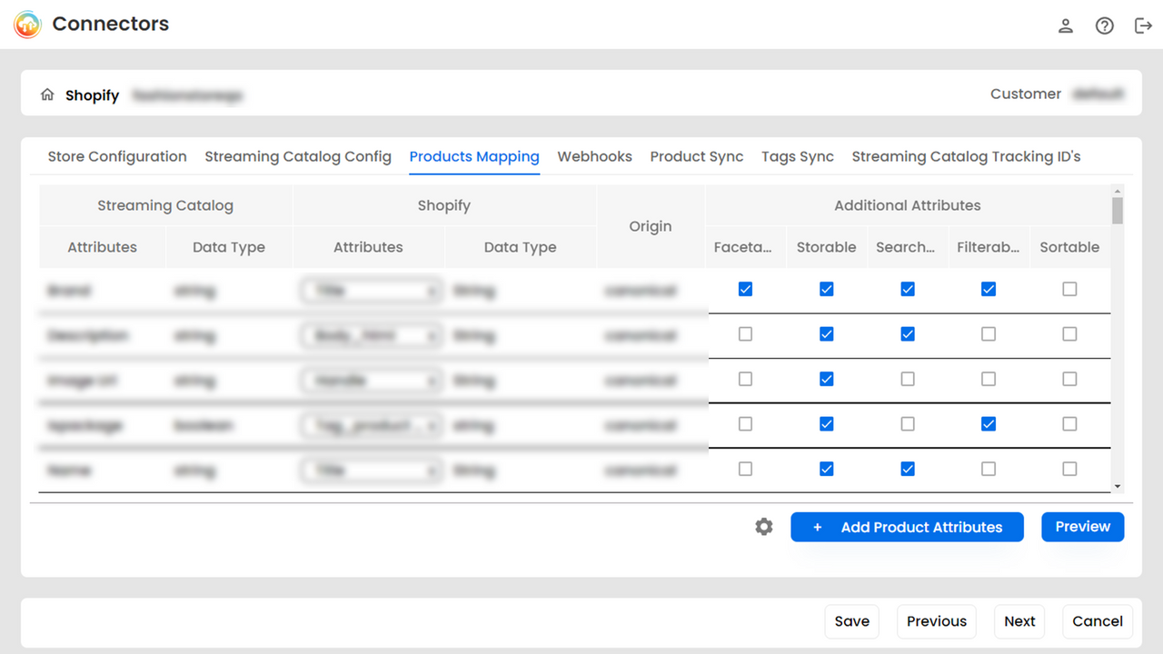 ProductMapping