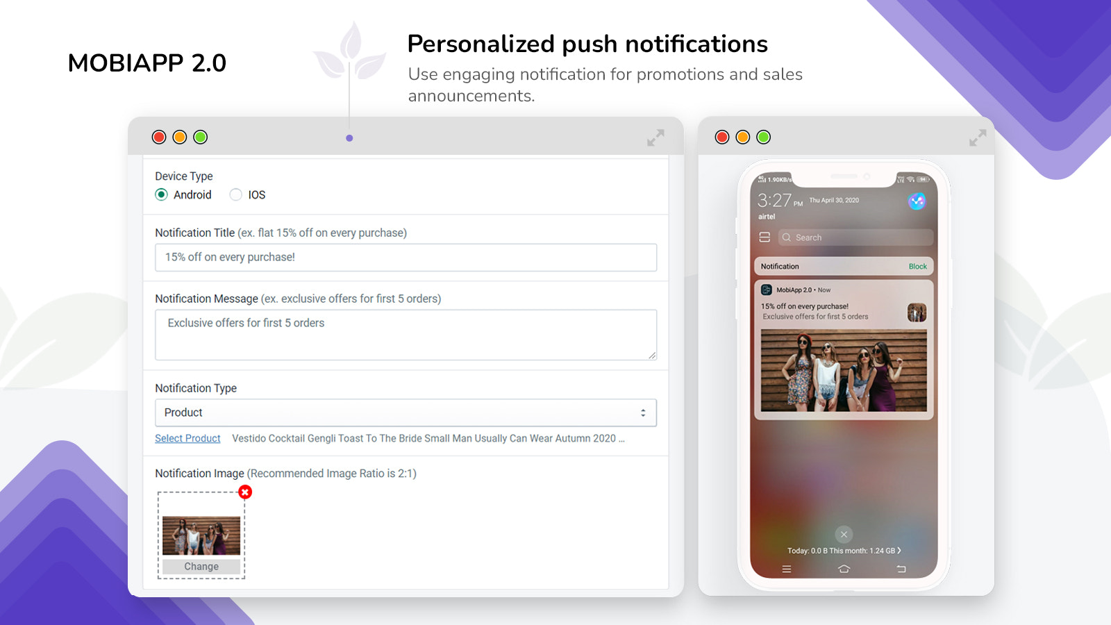 push notifications