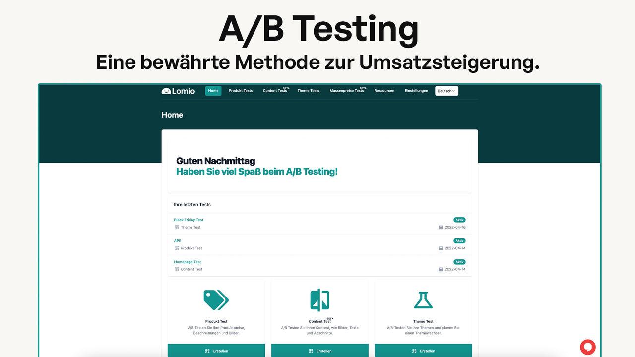 A/B Testing Eine bewährte Methode zur Umsatzsteigerung