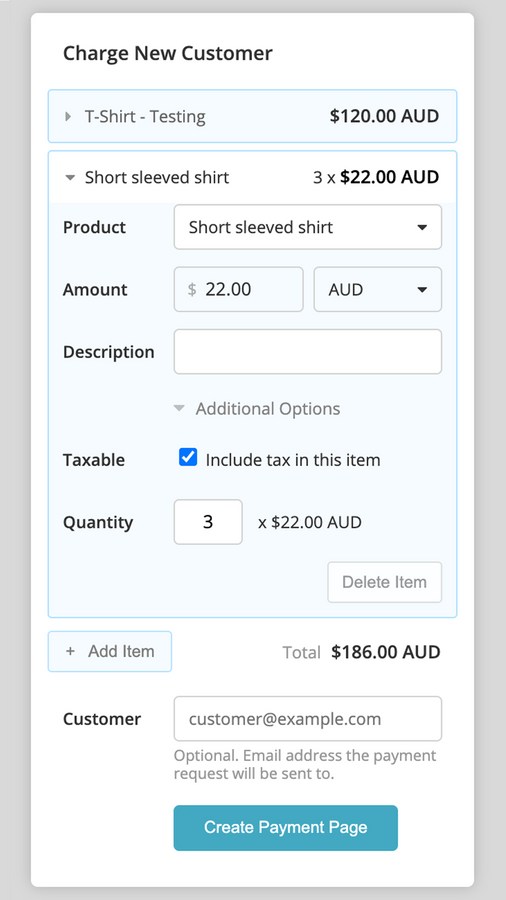 Créez de nouvelles commandes pour les clients