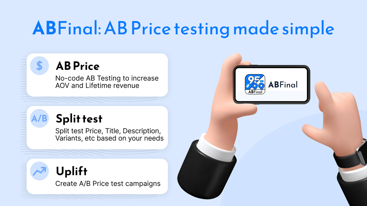 teste variantes de preço a/b para encontrar o produto vencedor