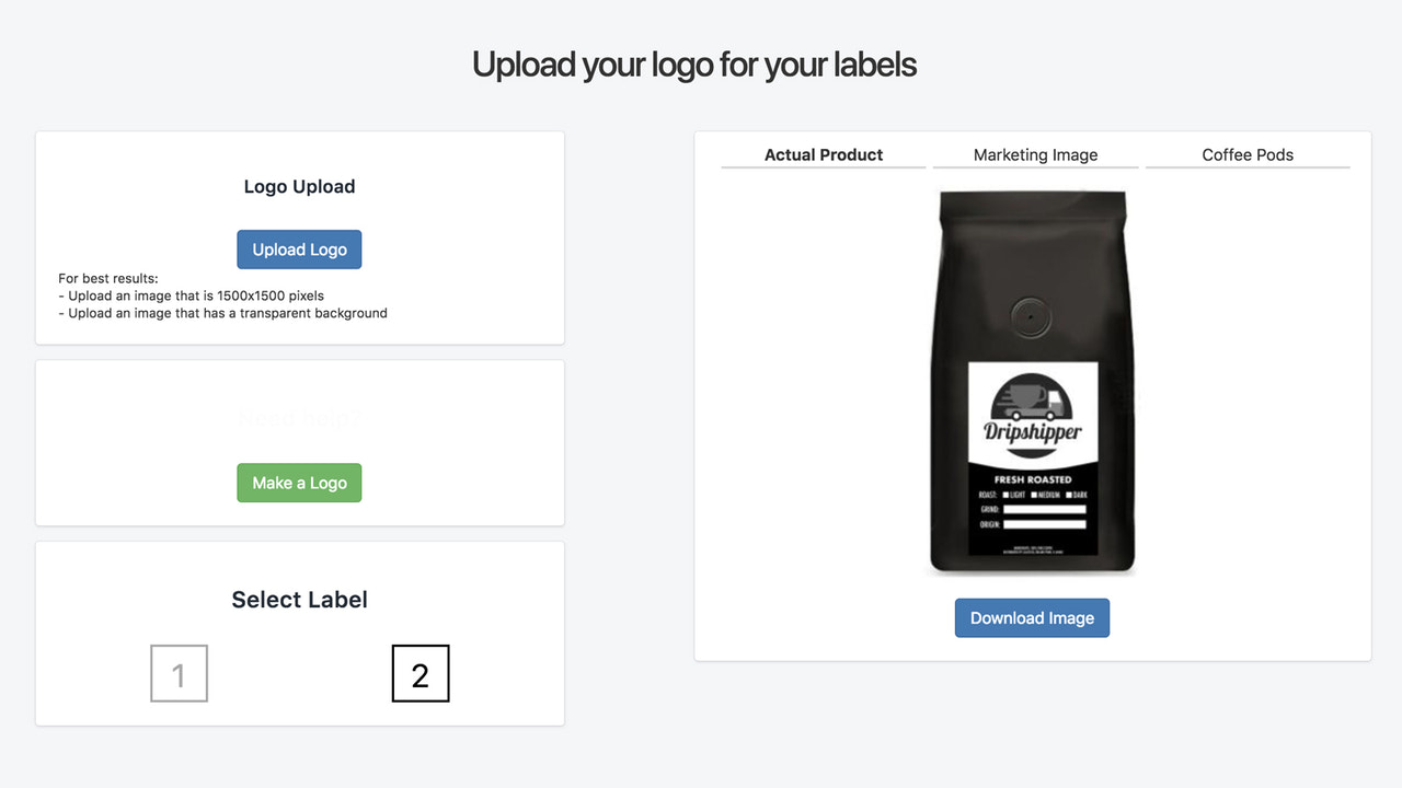 Private label kaffe dropshipping med dit logo