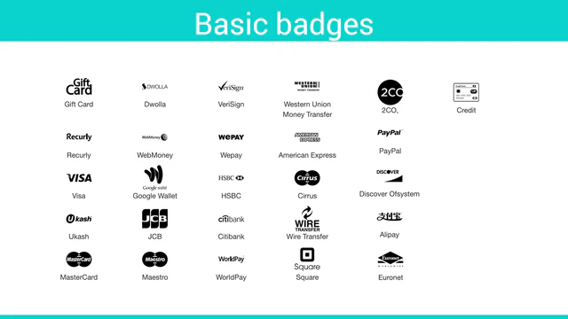 shopify betalingsbadges