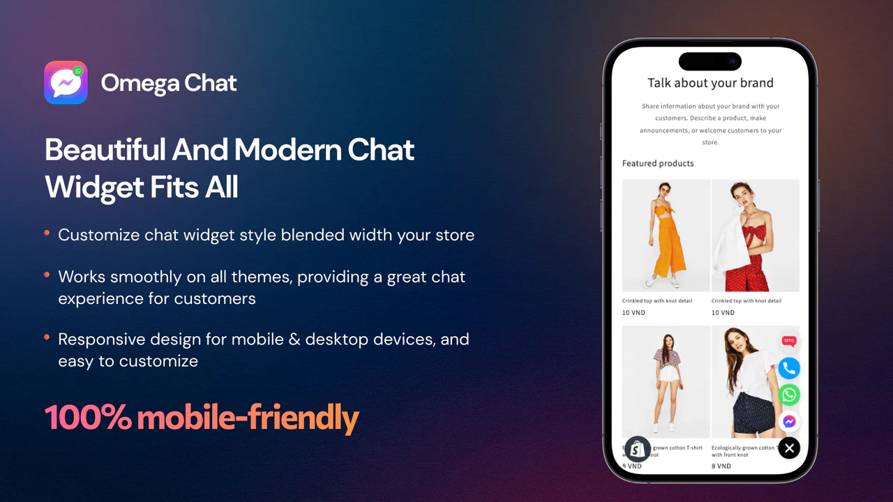 Omega Facebook Messenger Live-Chat: Kundensupport 24/7