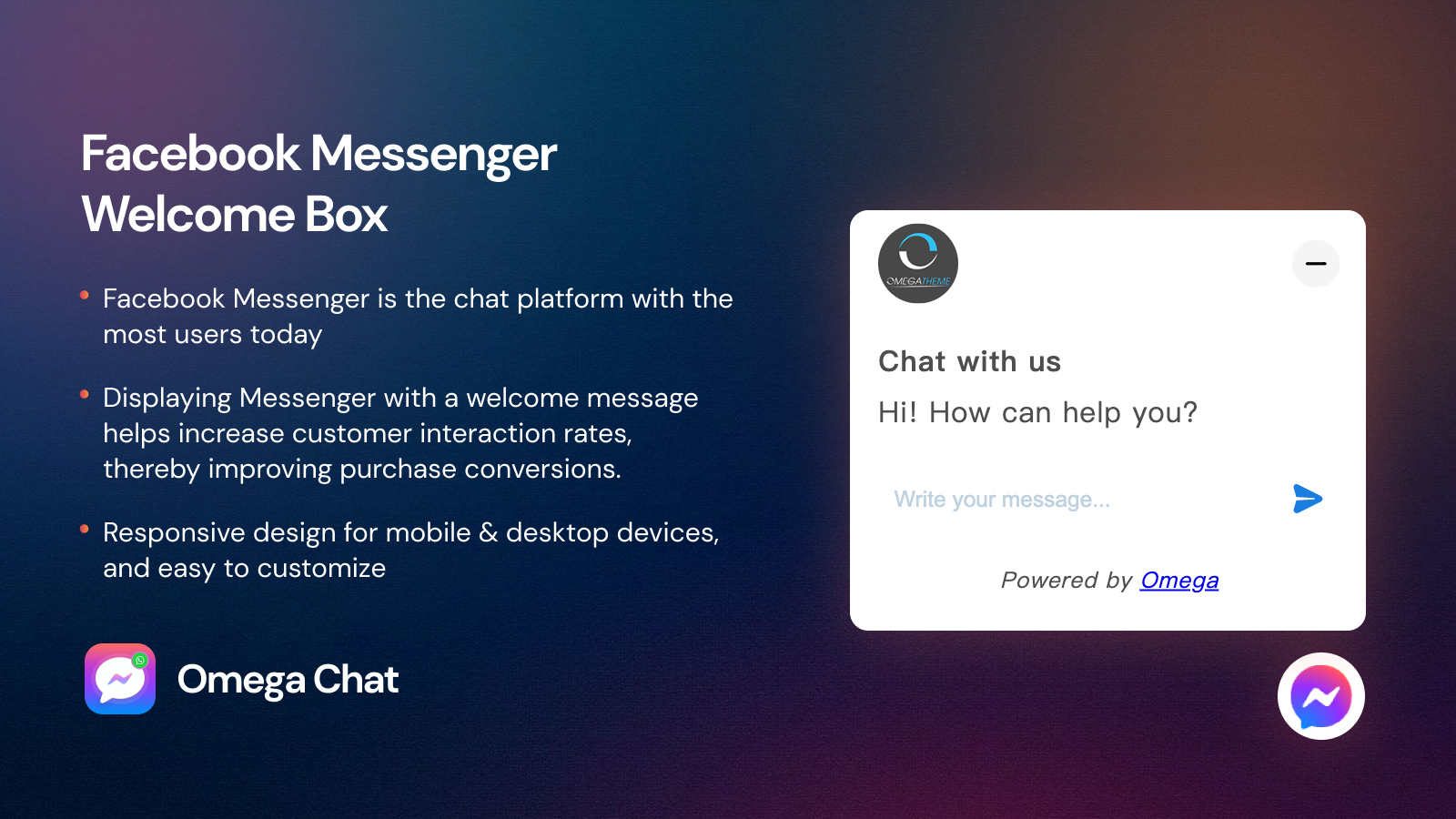 Omega Messenger, WhatsApp Chat Screenshot