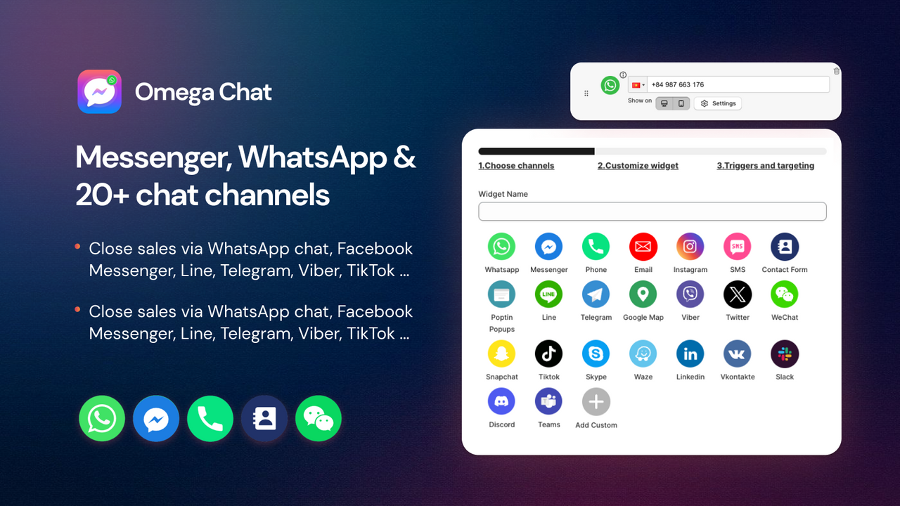 Chat en vivo de Facebook messenger