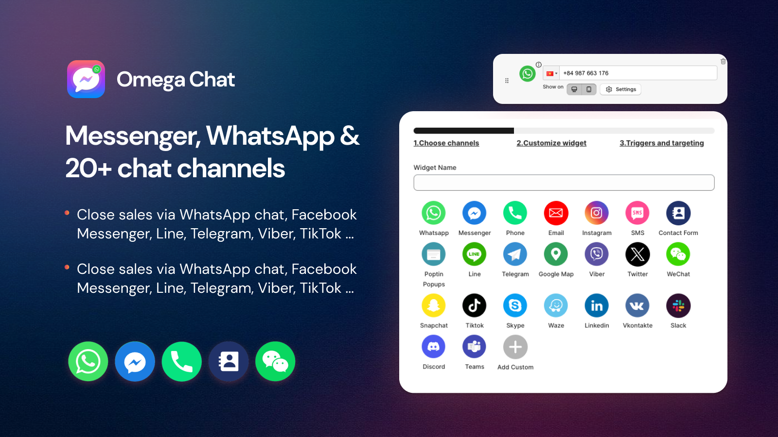 Facebook messenger live chat