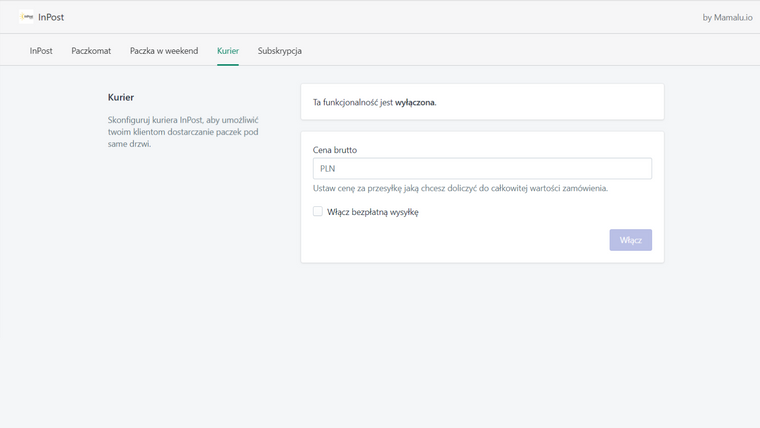 InPost Integracja Screenshot