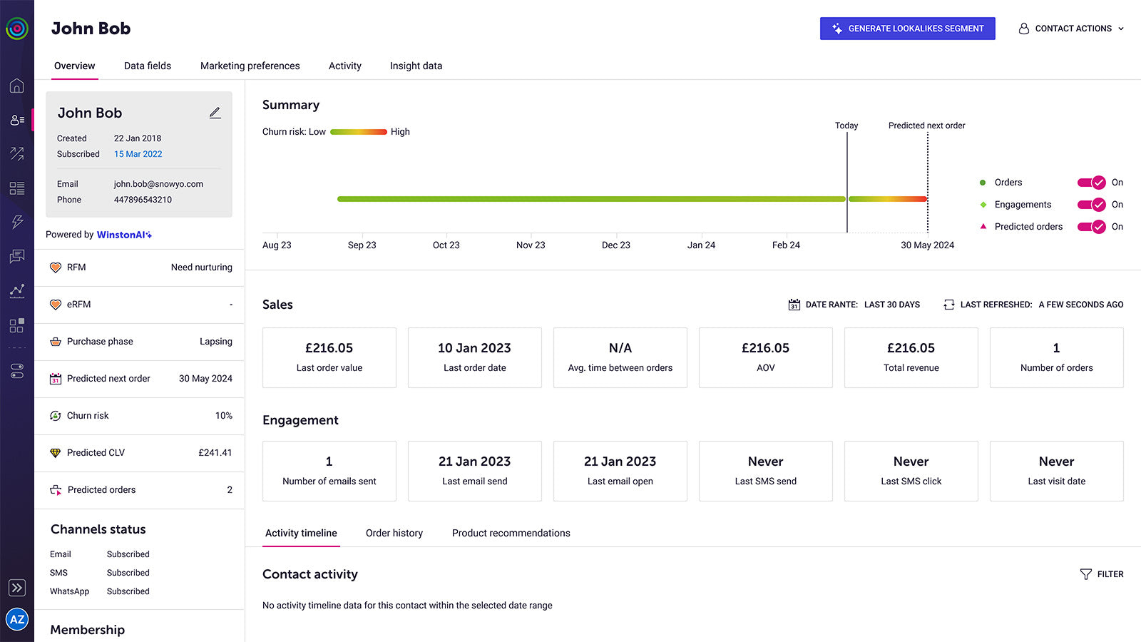 Dotdigital Email&SMS Marketing Screenshot