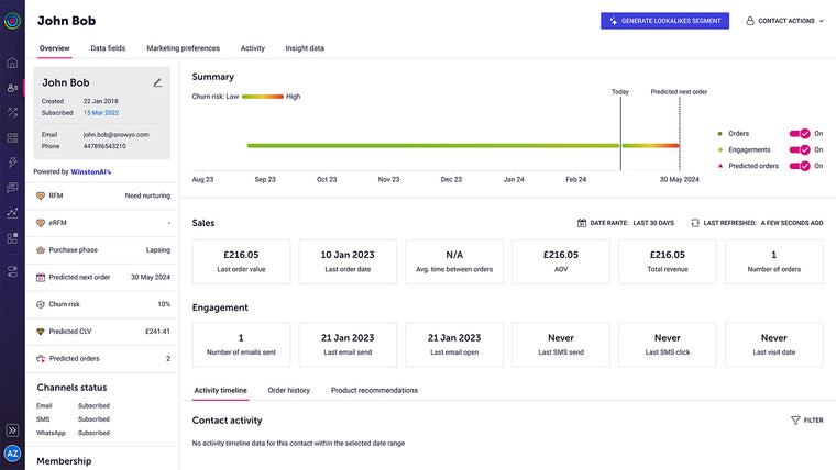 Dotdigital Email&SMS Marketing Screenshot