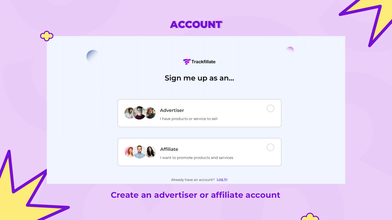 Maak een affiliate of adverteerder account aan in eenvoudige stappen